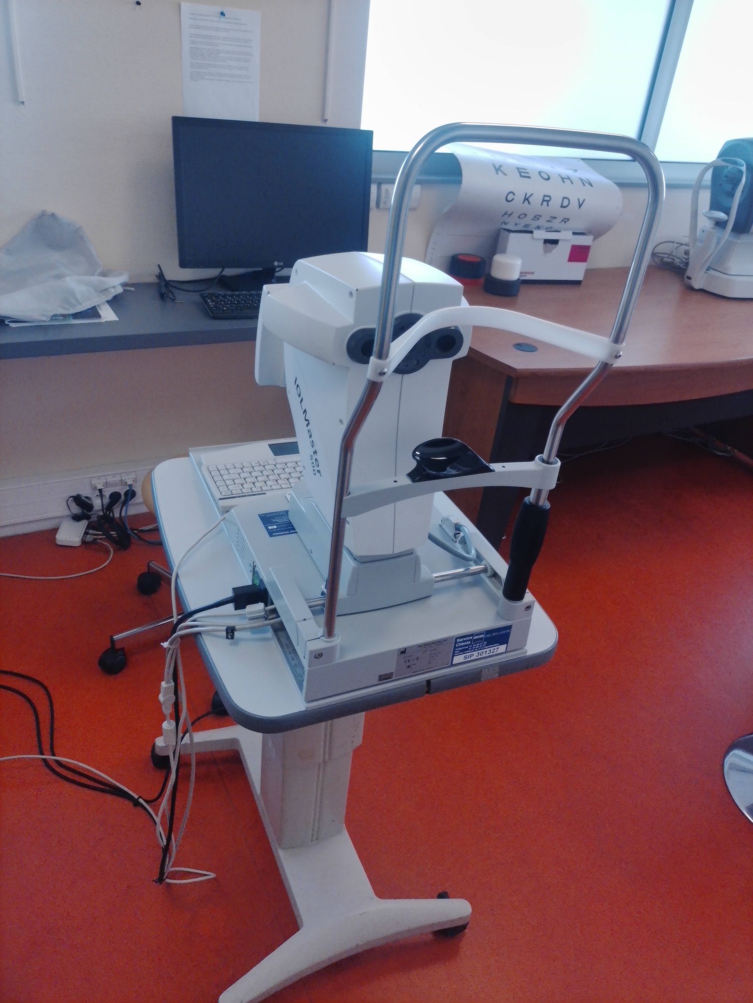 Mesure préopératoire par biomètre optique