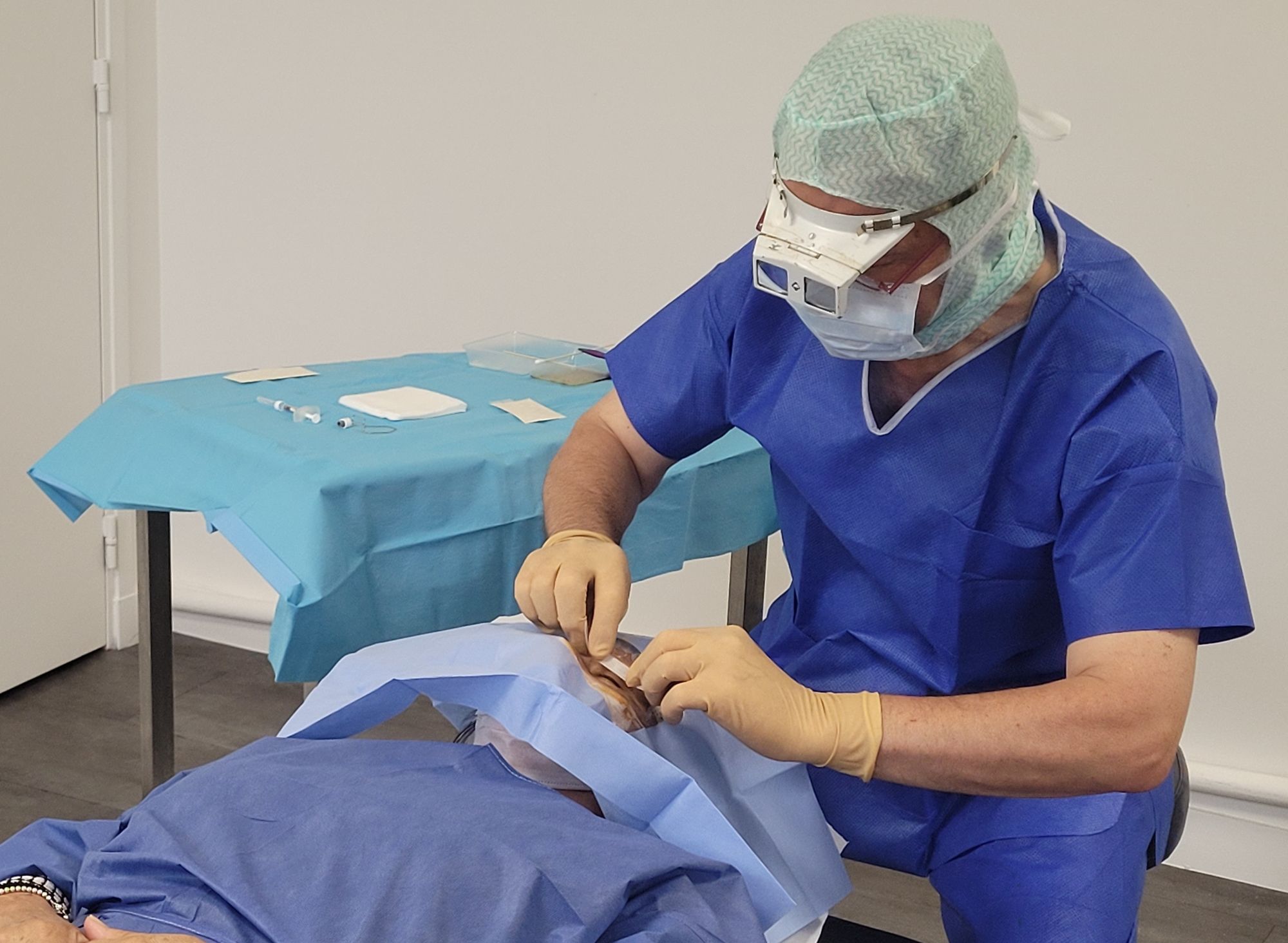 Injection intravitréenne réalisée au cabinet Ophtao